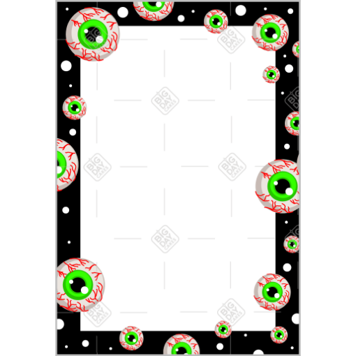 Eyeballs frame - portrait